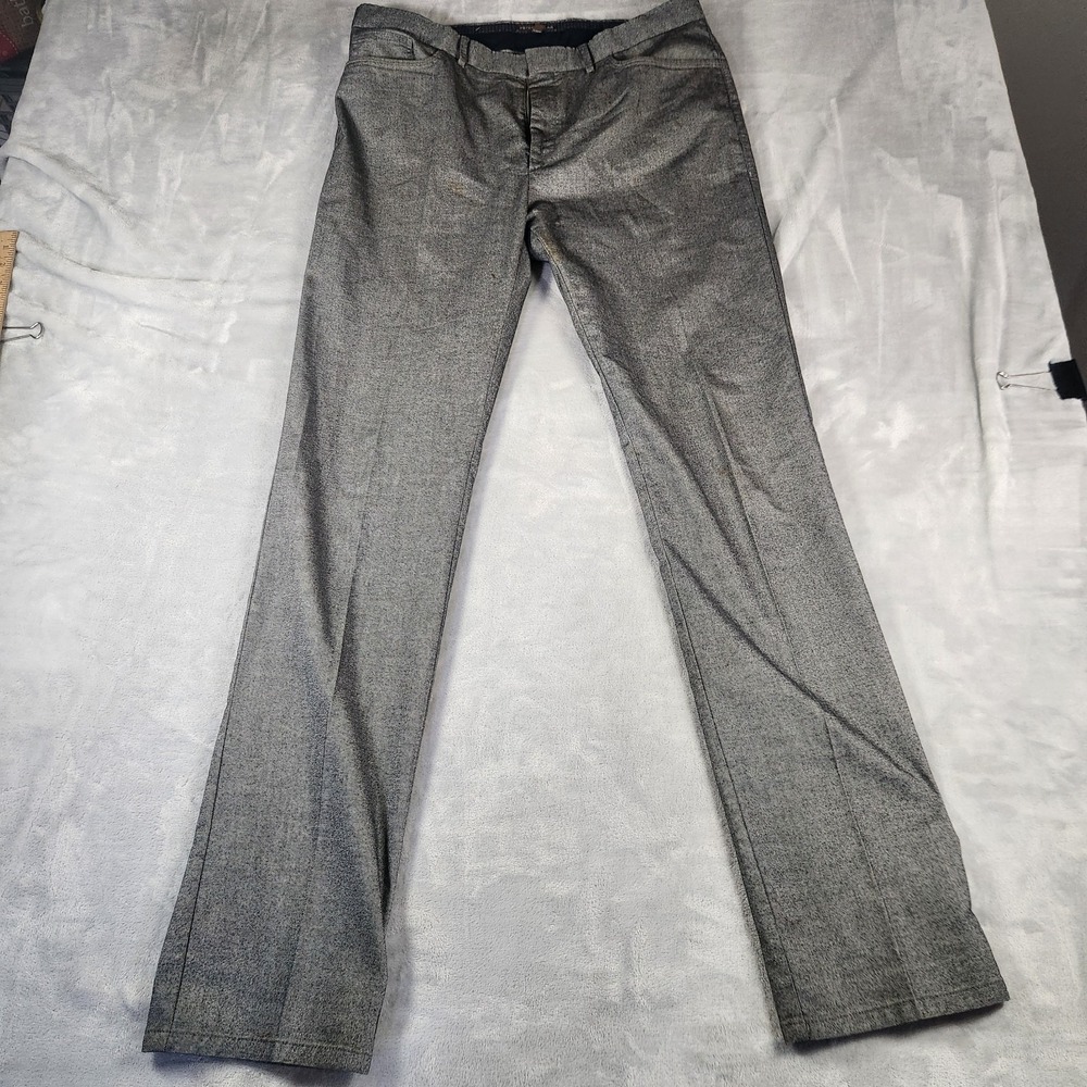 Peter Millar Pants Mens 36x32 Grey Chino‎ 5 Pocket Soft Twill Straight MF15RT07